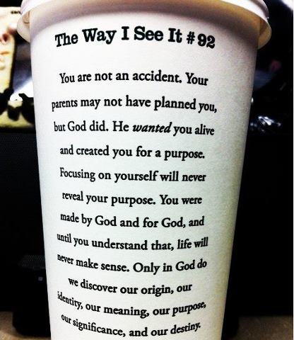 God
                didn't make a mistake when He made you. You need to see
                yourself as God sees you.